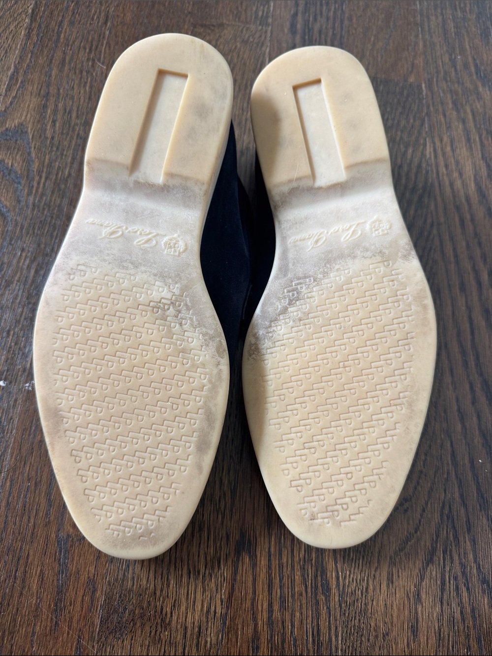Loro Piana Summer Charms Walk Navy Suede Loafers Size 37 - Picture 3 of 10